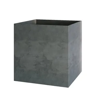 Кашпо CONCRETIKA CUBE SMOKEY BLUE 23569