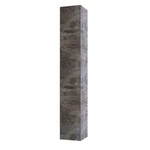 Кашпо CONCRETIKA COLONNA CONCRETE GREY DARK высокое 23580