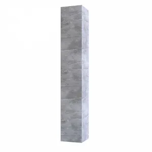 Кашпо CONCRETIKA COLONNA CONCRETE GREY LIGHT высокое 23581