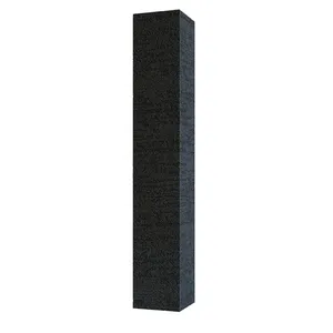 Кашпо CONCRETIKA COLONNA EROSIA BLACK высокое 23586