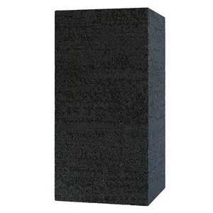 Кашпо CONCRETIKA COLONNA EROSIA BLACK низкое 23656