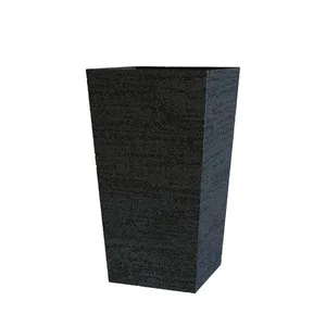 Кашпо CONCRETIKA CONIC EROSIA BLACK 23691