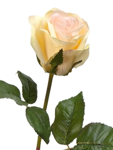 Роза Джулии нежно-персиковая с лимонным (искусственная) Treez Collection