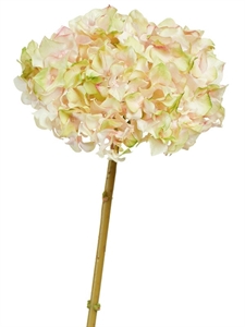 Гортензия нежно-розовая с нежно-лаймовым (искусственная) Treez Collection