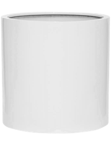 Кашпо Fiberstone glossy white max (Pottery Pots)