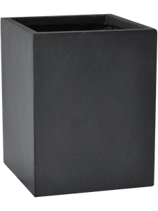 Кашпо Basic cube dark grey (Nieuwkoop Europe)