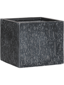 Кашпо Raindrop cube anthracite (Nieuwkoop Europe)