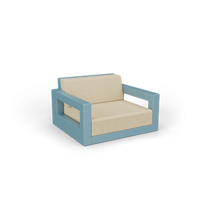 Кресло Quarter lounge с подушками