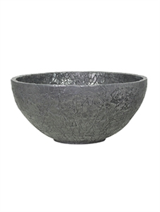 Кашпо Флер Ами Crackle Bowl D40 H18 см серебро 37226