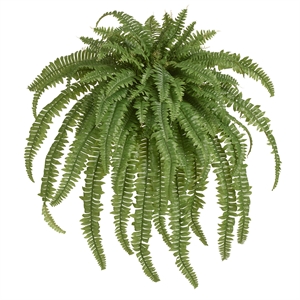 Папоротник Бостон Новый свисающий Мидл (искусственный) Treez Collection
