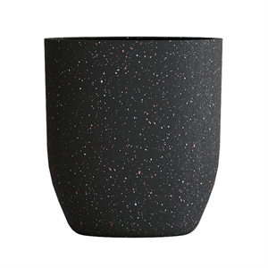 Кашпо CONCRETIKA YAR EGG BLACK 38868