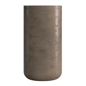 Кашпо CONCRETIKA TOPPER SMOKEY GREY высокое 31388