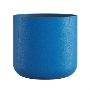 Кашпо CONCRETIKA TOPPER DARK BLUE низкое 38802