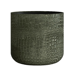 Кашпо CONCRETIKA TOPPER CAYMAN GREEN низкое 38800