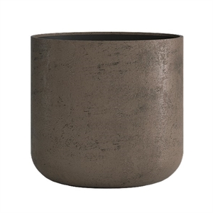 Кашпо CONCRETIKA TOPPER SMOKEY GREY низкое 31322