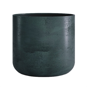 Кашпо CONCRETIKA TOPPER OCEAN GREEN низкое 23352