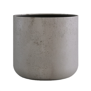 Кашпо CONCRETIKA TOPPER CONCRETE WHITE низкое 31302