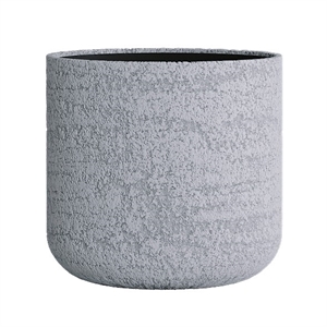 Кашпо CONCRETIKA TOPPER EROSIA WHITE низкое 31309