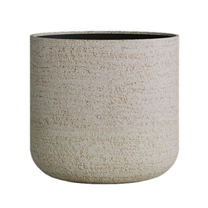 Кашпо CONCRETIKA TOPPER EROSIA YELLOW низкое 31310