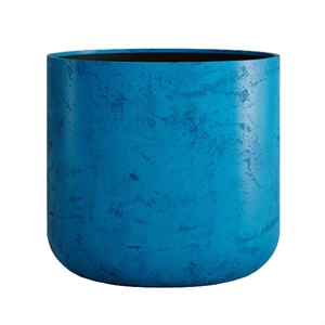 Кашпо CONCRETIKA TOPPER COBALT BLUE низкое 23334