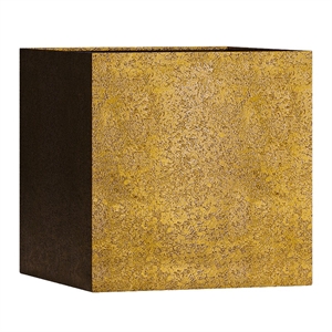 Кашпо CONCRETIKA CUBE RICH GOLD 38681