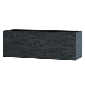 Кашпо CONCRETIKA BALCONY EROSIA BLACK 23726