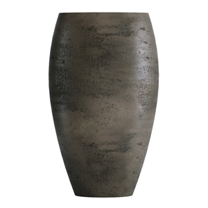 Кашпо CONCRETIKA OVAL BREZENT GREY высокое 31021