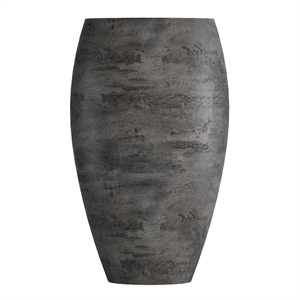 Кашпо CONCRETIKA OVAL CONCRETE GREY DARK высокое 23196