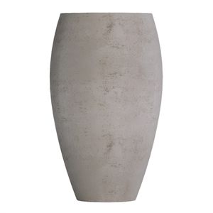 Кашпо CONCRETIKA OVAL CONCRETE WHITE высокое 23199