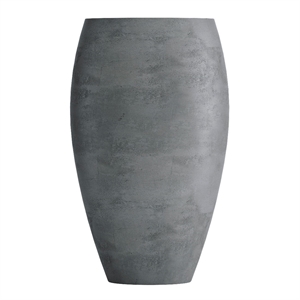 Кашпо CONCRETIKA OVAL SMOKEY BLUE высокое 23220