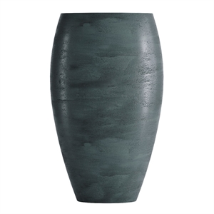 Кашпо CONCRETIKA OVAL OCEAN GREEN высокое 23212