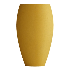 Кашпо CONCRETIKA OVAL GOLD высокое 23209