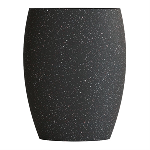 Кашпо CONCRETIKA OVAL EGG BLACK 38777