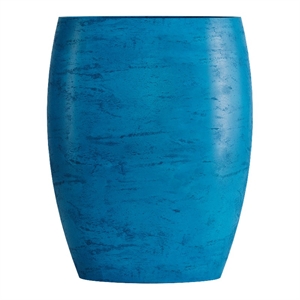 Кашпо CONCRETIKA OVAL COBALT BLUE 22806