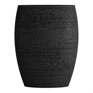 Кашпо CONCRETIKA OVAL EROSIA BLACK 22814