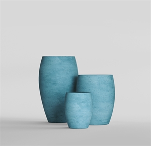 Кашпо CONCRETIKA OVAL BLUE SKY 22801