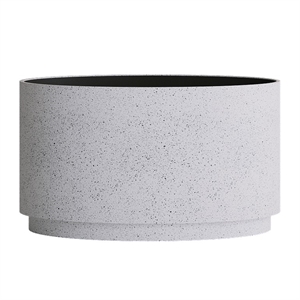 Кашпо CONCRETIKA CYLINDER XL EGG WHITE 38424
