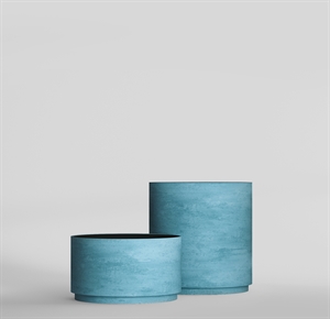 Кашпо CONCRETIKA CYLINDER XL BLUE SKY высокое 23468