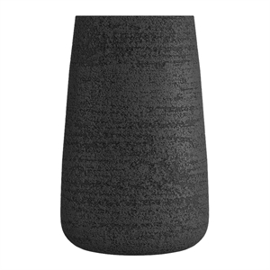 Кашпо CONCRETIKA CONE EROSIA BLACK высокое 22607