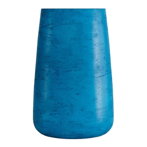 Кашпо CONCRETIKA CONE COBALT BLUE высокое 22591