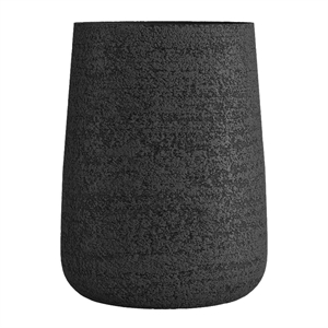 Кашпо CONCRETIKA CONE EROSIA BLACK большое 31432