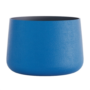 Кашпо CONCRETIKA CONE DARK BLUE низкое 38595