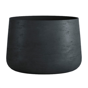 Кашпо CONCRETIKA CONE ANTRACITE низкое 31469