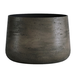 Кашпо CONCRETIKA CONE BREZENT GREY низкое 31474