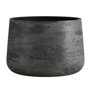 Кашпо CONCRETIKA CONE CONCRETE GREY DARK низкое 31481
