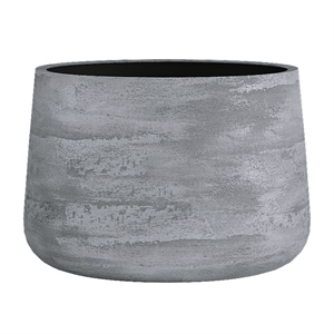 Кашпо CONCRETIKA CONE CONCRETE GREY LIGHT низкое 31482