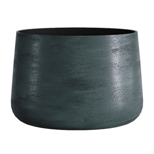 Кашпо CONCRETIKA CONE OCEAN GREEN низкое 31500