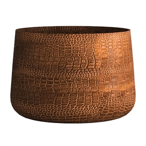 Кашпо CONCRETIKA CONE CROCODILE низкое 31486