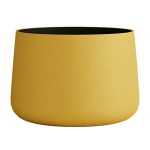 Кашпо CONCRETIKA CONE GOLD низкое 31495