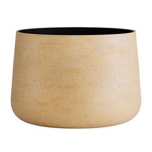 Кашпо CONCRETIKA CONE LEMON CLAY низкое 31497
